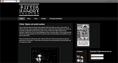 Desktop Screenshot of bittermelodyrecords.com